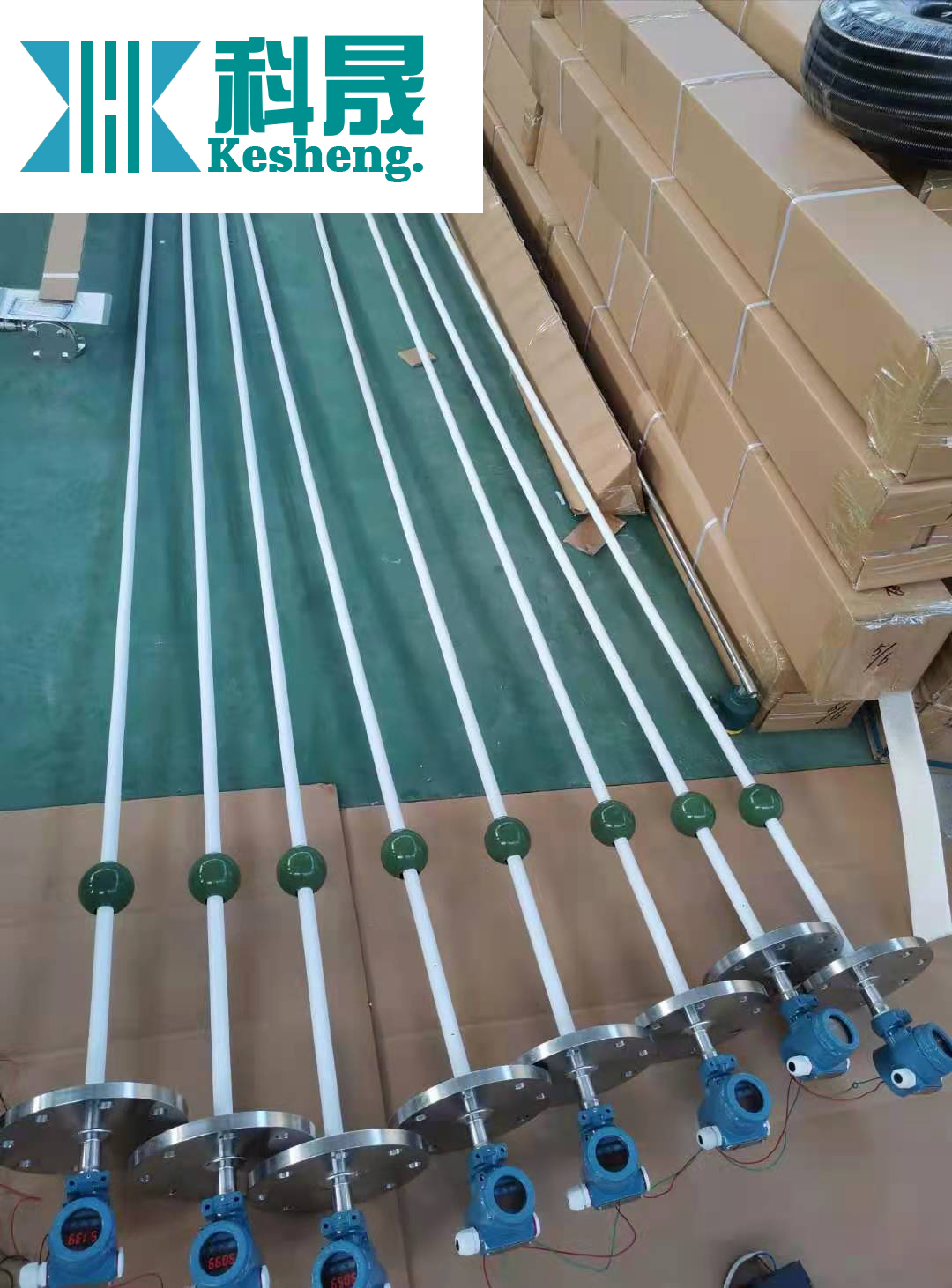 KSCL系列四氟帶法蘭浮球液位計